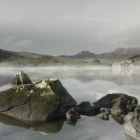 如何使用Photoshop给风景图片渲染出薄雾蒙蒙的效果？